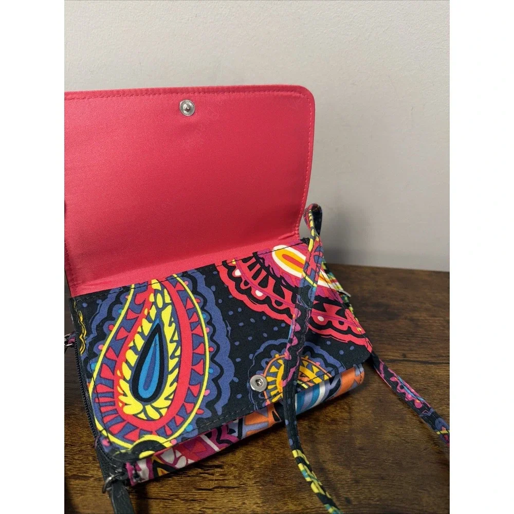 Vera Bradley RFID All in One Crossbody‎ Bag, Twilight Paisley RETIRED, 24375-K01